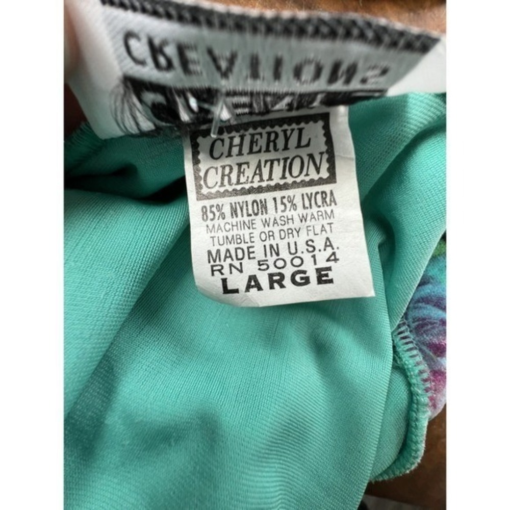 Y2k velvet Cheryl Creations Vintage 90s Italian Renaissance Art Zip Up Top Large - Picture 5 of 8